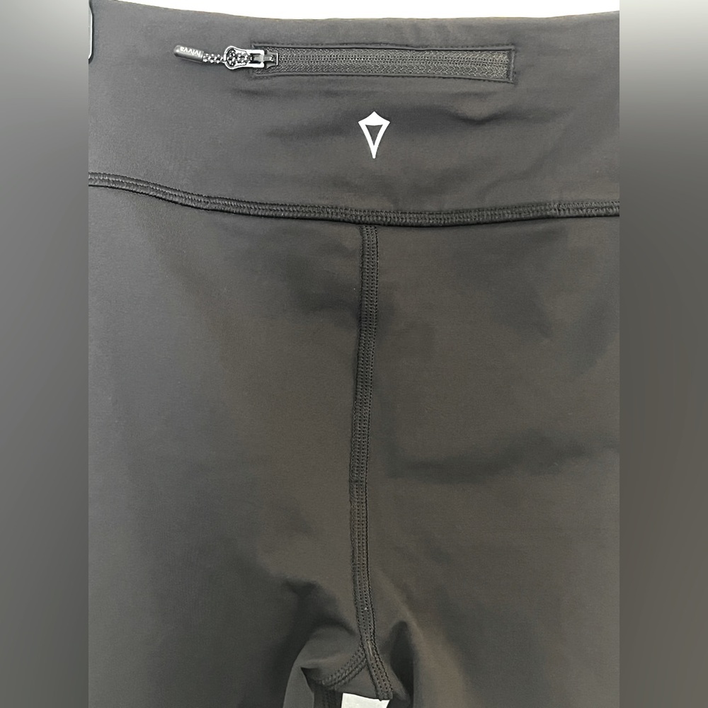 Ivivva Black Leggings with Zipper Detail - Picture 6 of 7